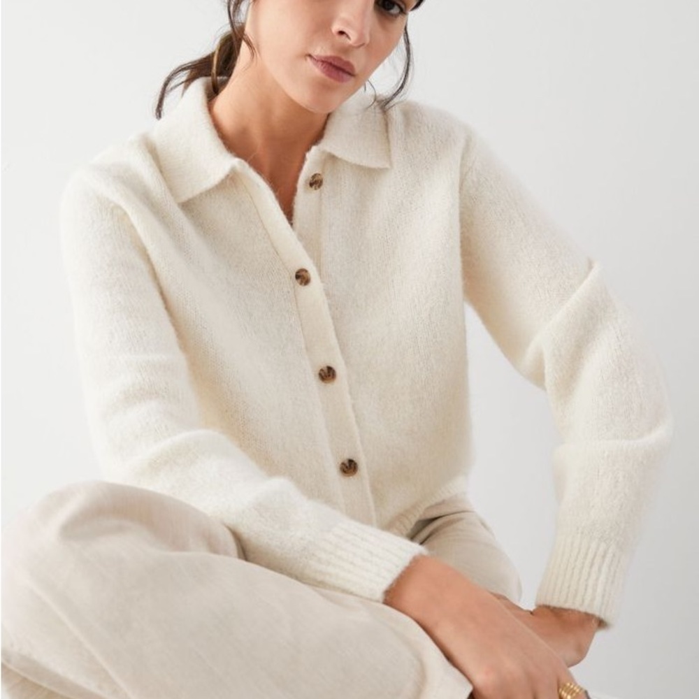 & Other Stories collared cardigan